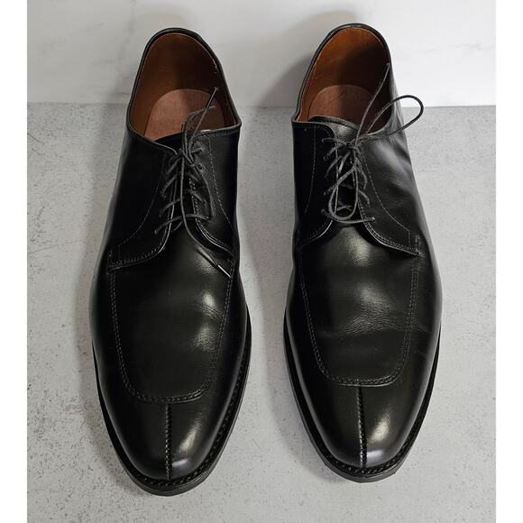 Allen Edmonds Other - EUC Allen Edmonds Men's Black Leather Resoled Split Toe Delray Dress Shoes 15 B